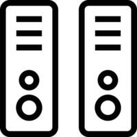 Storage data icon symbol image for database illustration vector