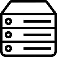 Storage data icon symbol image for database illustration vector