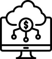 Storage data icon symbol image for database illustration vector