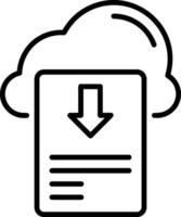 Storage data icon symbol image for database illustration vector