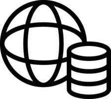 Storage data icon symbol image for database illustration vector