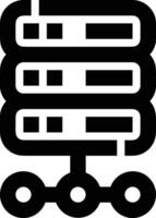 Storage data icon symbol image for database illustration vector