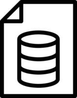 Storage data icon symbol image for database illustration vector