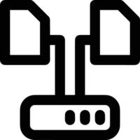 Storage data icon symbol image for database illustration vector