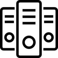 Storage data icon symbol image for database illustration vector