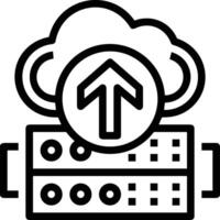 Storage data icon symbol image for database illustration vector
