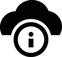 Cloud icon symbol image. Illustration of the hosting storage vector