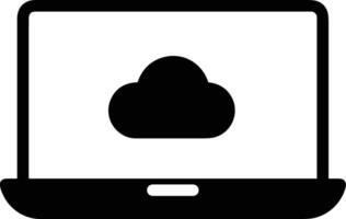 Cloud icon symbol image. Illustration of the hosting storage vector