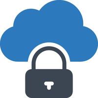 Cloud icon symbol image. Illustration of the hosting storage vector