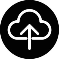 Cloud icon symbol image. Illustration of the hosting storage vector