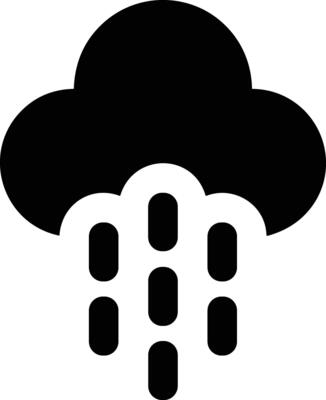 Cloud icon symbol image. Illustration of the hosting storage