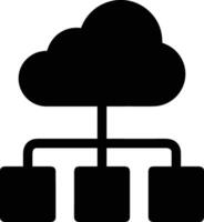 Cloud icon symbol image. Illustration of the hosting storage vector