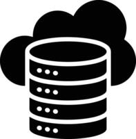 Cloud icon symbol image. Illustration of the hosting storage vector