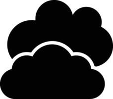 Cloud icon symbol image. Illustration of the hosting storage vector