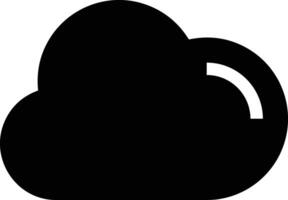 Cloud icon symbol image. Illustration of the hosting storage vector