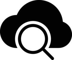 Cloud icon symbol image. Illustration of the hosting storage vector