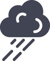 Cloud icon symbol image. Illustration of the hosting storage vector