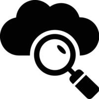 Cloud icon symbol image. Illustration of the hosting storage vector