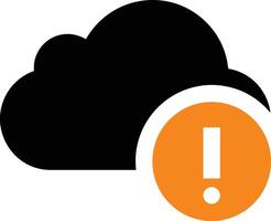 Cloud icon symbol image. Illustration of the hosting storage vector