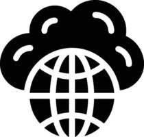 Cloud icon symbol image. Illustration of the hosting storage vector