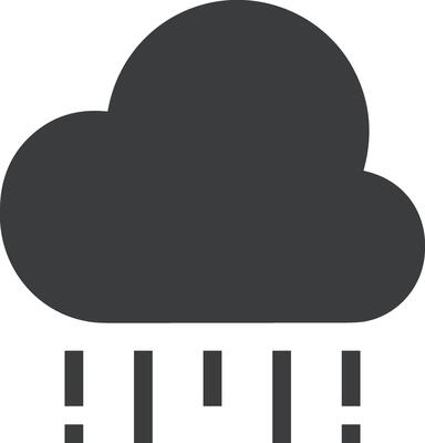 Cloud icon symbol image. Illustration of the hosting storage