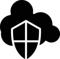 Cloud icon symbol image. Illustration of the hosting storage vector