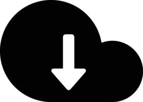 Cloud icon symbol image. Illustration of the hosting storage vector