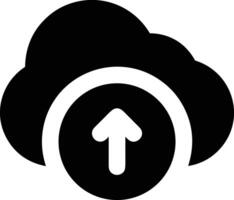 Cloud icon symbol image. Illustration of the hosting storage vector