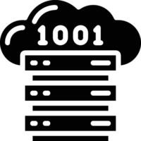 Cloud icon symbol image. Illustration of the hosting storage vector