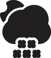 Cloud icon symbol image. Illustration of the hosting storage vector