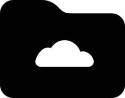 Cloud icon symbol image. Illustration of the hosting storage vector