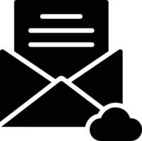 Cloud icon symbol image. Illustration of the hosting storage vector