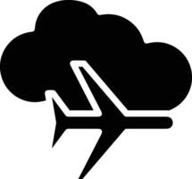 Cloud icon symbol image. Illustration of the hosting storage vector