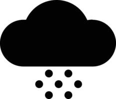 Cloud icon symbol image. Illustration of the hosting storage vector