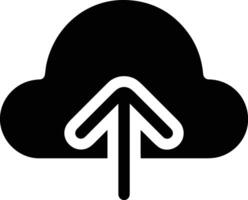 Cloud icon symbol image. Illustration of the hosting storage vector