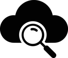 Cloud icon symbol image. Illustration of the hosting storage vector