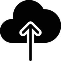 Cloud icon symbol image. Illustration of the hosting storage vector