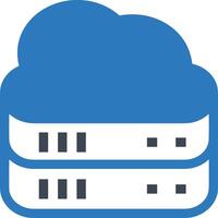 Cloud icon symbol image. Illustration of the hosting storage vector