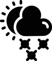 Cloud icon symbol image. Illustration of the hosting storage vector