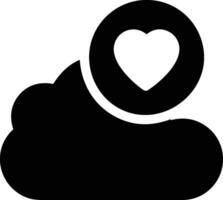 Cloud icon symbol image. Illustration of the hosting storage vector