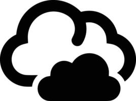 Cloud icon symbol image. Illustration of the hosting storage vector