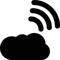 Cloud icon symbol image. Illustration of the hosting storage vector