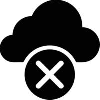 Cloud icon symbol image. Illustration of the hosting storage vector