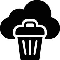 Cloud icon symbol image. Illustration of the hosting storage vector