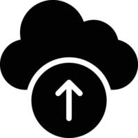 Cloud icon symbol image. Illustration of the hosting storage vector