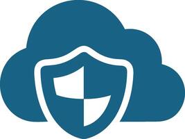 Cloud icon symbol image. Illustration of the hosting storage vector