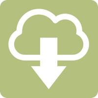 Cloud icon symbol image. Illustration of the hosting storage vector