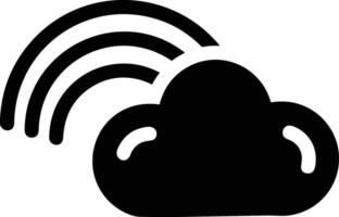 Cloud icon symbol image. Illustration of the hosting storage vector