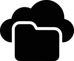 Cloud icon symbol image. Illustration of the hosting storage vector