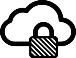 Cloud icon symbol image. Illustration of the hosting storage vector